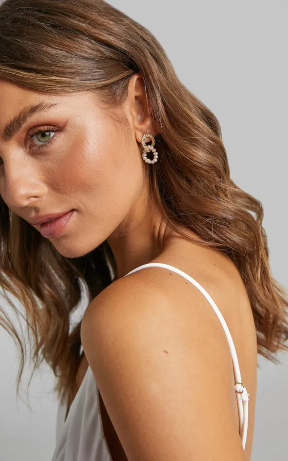 Showpo Sharmine Earrings In Gold Women Earrings
