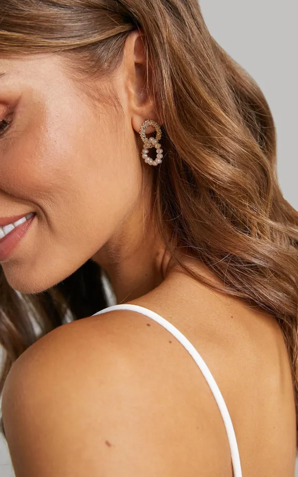 Showpo Sharmine Earrings In Gold Women Earrings