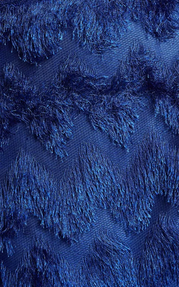 Showpo Shelby Mini Skirt 8211 High Waist Fringe Skirt In Cobalt Blue Women Skirts