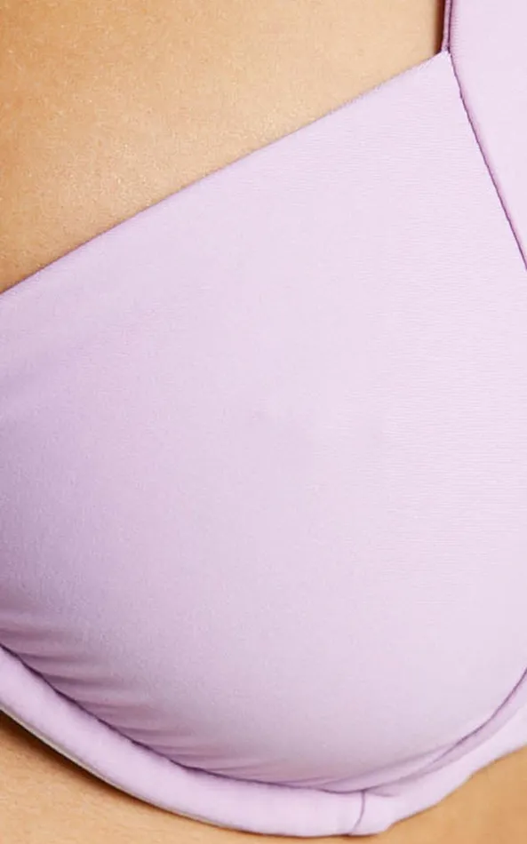 Showpo Shelly Bottoms 8211 Nylon Cheeky Bikini Bottoms In Matte Lilac Women Swimwear