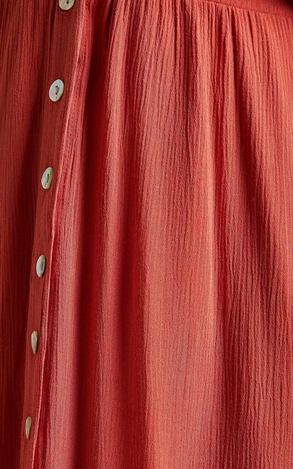 Showpo Sitting Pretty Maxi Dress In Rust Women Dresses