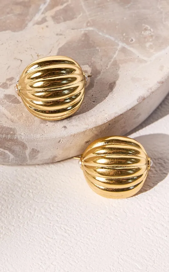 Showpo Skylee Earring 8211 Croissant Shape Statement Earring In Gold Women Earrings Showpo Skylee Earring 8211 Croissant Shape Statement Earring In Gold Women Earrings