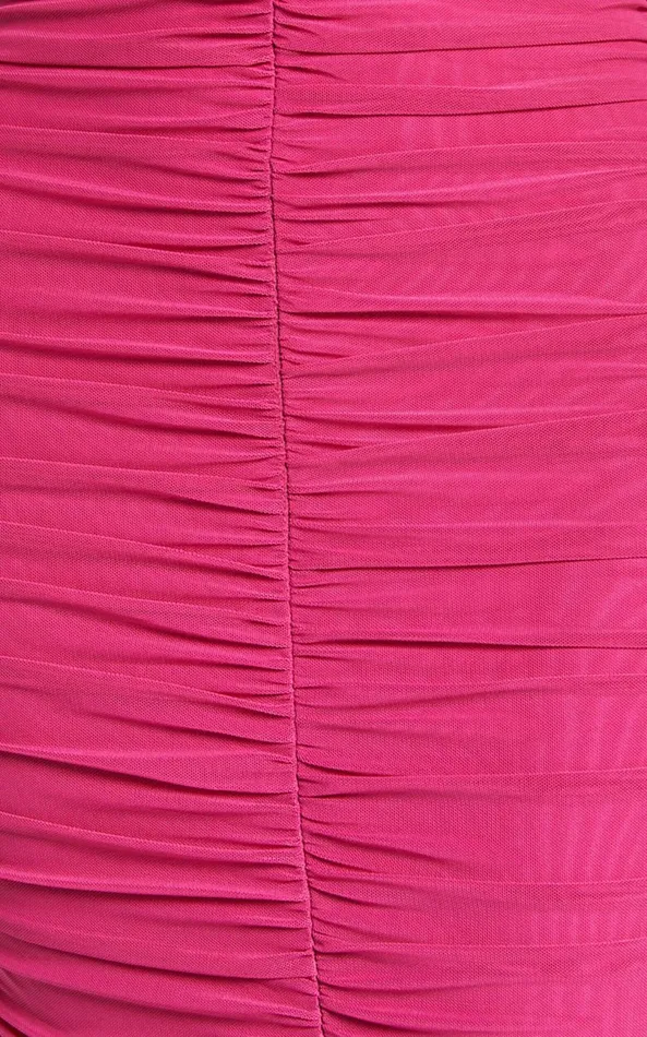 Showpo Suzie Midi Dress 8211 Sweetheart Neck Bustier Ruched Bodycon Dress In Magenta Women Dresses