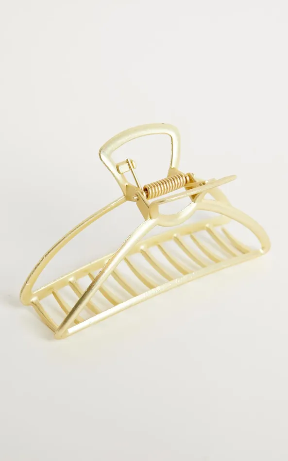 Showpo The Day Time Hair Clip In Gold Women Hair