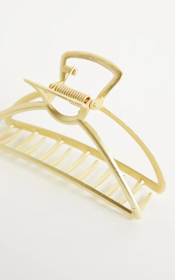 Showpo The Day Time Hair Clip In Gold Women Hair