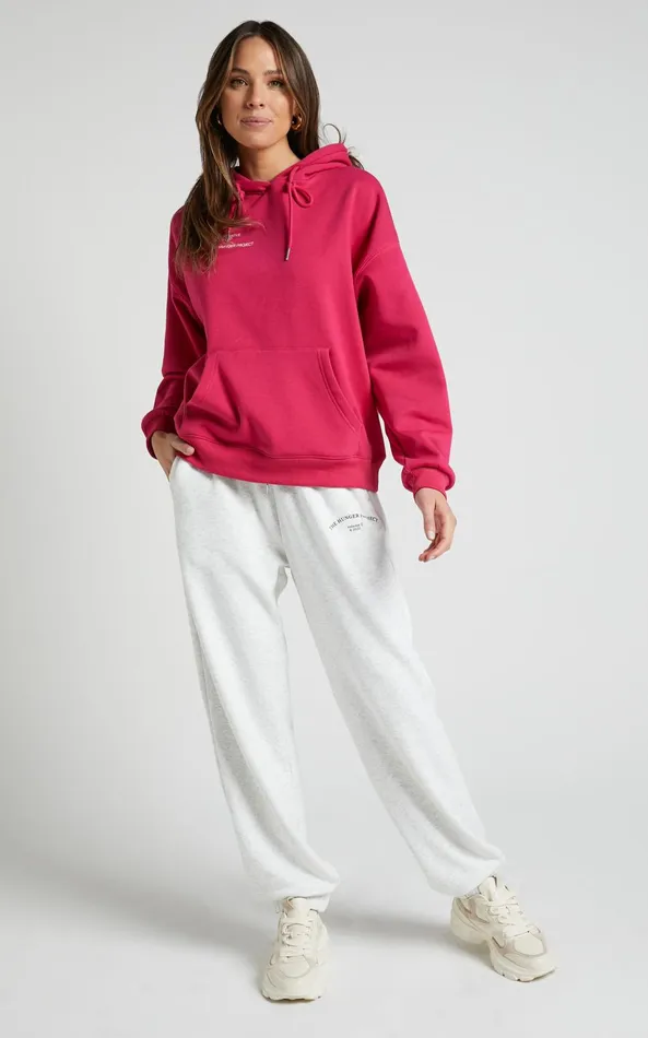 Showpo The Hunger Project X Showpo 8211 Collaborative Hoodie In Mulberry Women Curve Clothes