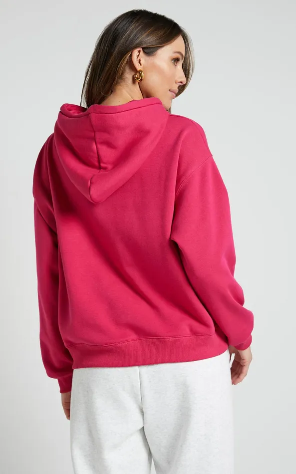 Showpo The Hunger Project X Showpo 8211 Collaborative Hoodie In Mulberry Women Curve Clothes