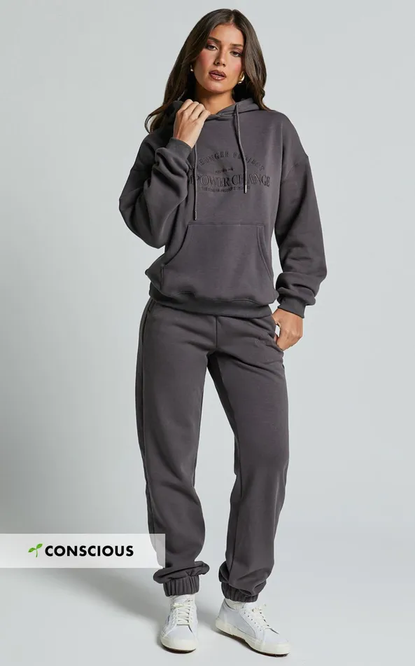 Showpo The Hunger Project X Showpo 8211 THP Hoodie In Grey Women Curve Clothes