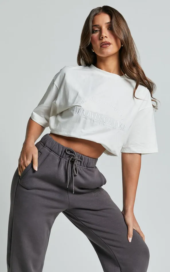 Showpo The Hunger Project X Showpo 8211 THP TShirt In White Women Tops