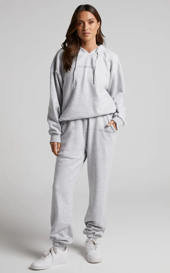 Showpo The Hunger Project X Showpo Mid Waisted Sweatpants In Grey Women Pants