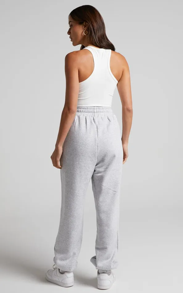 Showpo The Hunger Project X Showpo Mid Waisted Sweatpants In Grey Women Pants