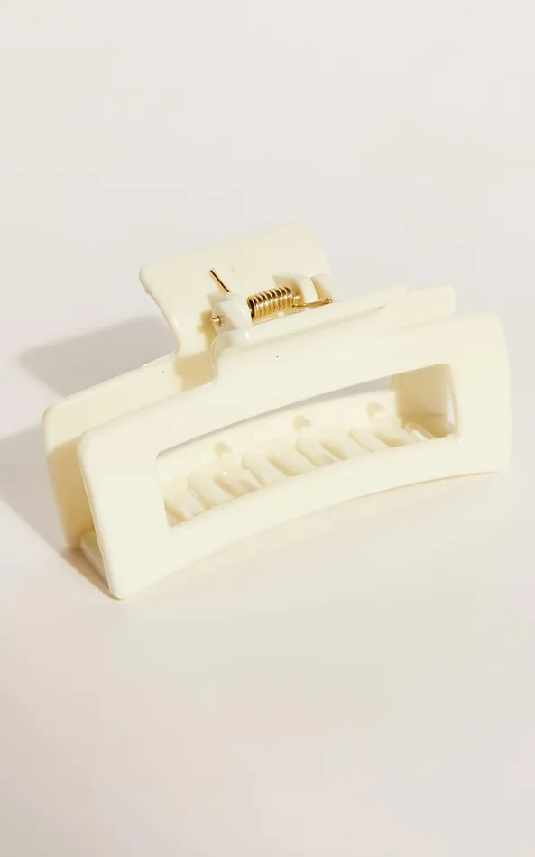 Showpo Torres Hair Clip In Cream Women Hair