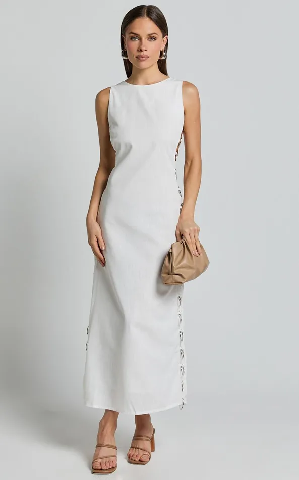 Showpo Tyla Maxi Dress 8211 Sweetheart Neck Side Ring Detail Dress In Natural Women Dresses Showpo Tyla Maxi Dress 8211 Sweetheart Neck Side Ring Detail Dress In Natural Women Dresses
