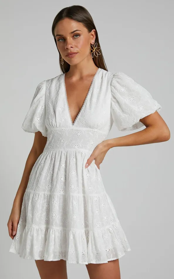 Showpo Valiery Mini Dress 8211 Overlay Sheer Detail Dress In Ivory Women Dresses Showpo Valiery Mini Dress 8211 Overlay Sheer Detail Dress In Ivory Women Dresses