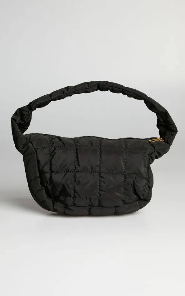 Showpo Valliria Quilted Bag In Black Women Bags