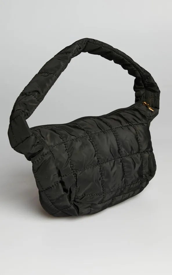Showpo Valliria Quilted Bag In Black Women Bags