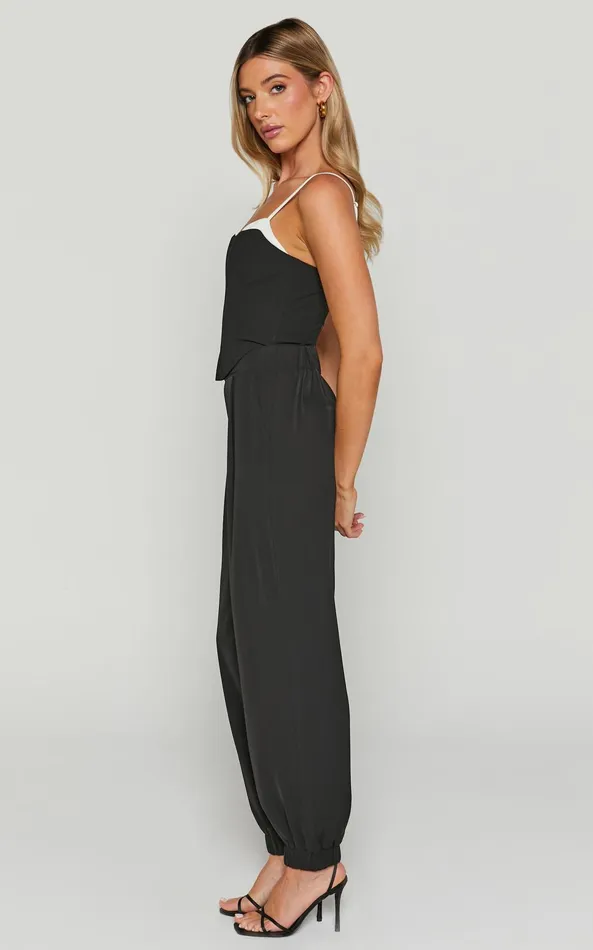 Showpo Victor Pants 8211 Elastic Waist Jogger Pant In Black Women Pants