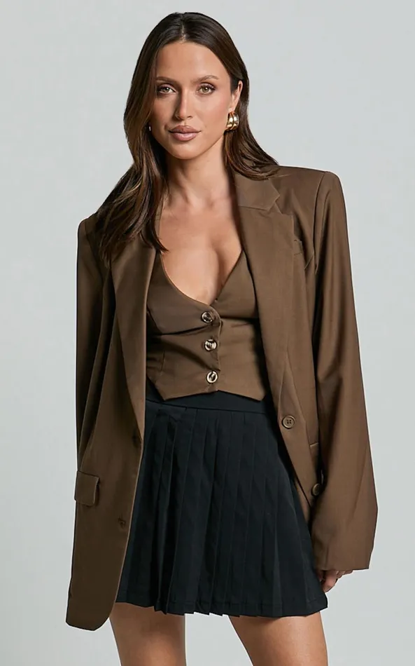 Showpo Zoey Skirt 8211 Mini Pleated Skirt In Black Women Skirts