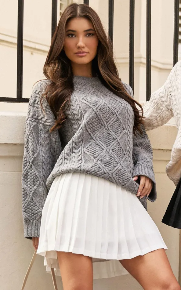 Showpo Zoey Skirt 8211 Mini Pleated Skirt In White Women Skirts