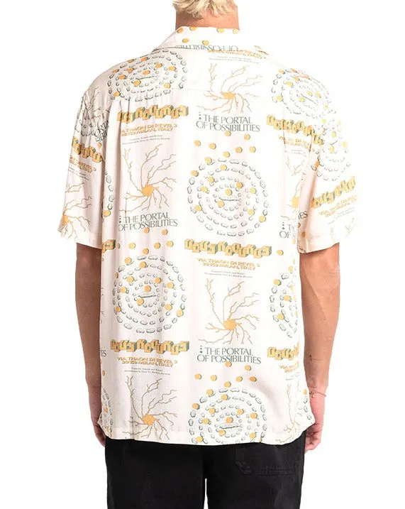 Smithson Short Sleeve Shirt 8211 Dirty White Men Deus Ex Machina Shirts Smithson Short Sleeve Shirt 8211 Dirty White Men Deus Ex Machina Shirts