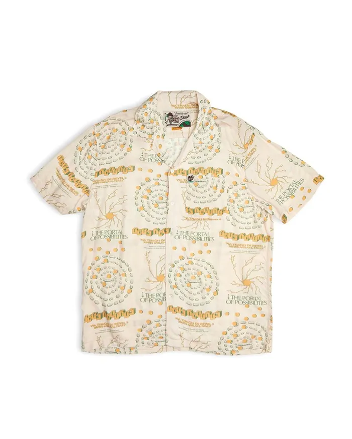 Smithson Short Sleeve Shirt 8211 Dirty White Men Deus Ex Machina Shirts Smithson Short Sleeve Shirt 8211 Dirty White Men Deus Ex Machina Shirts