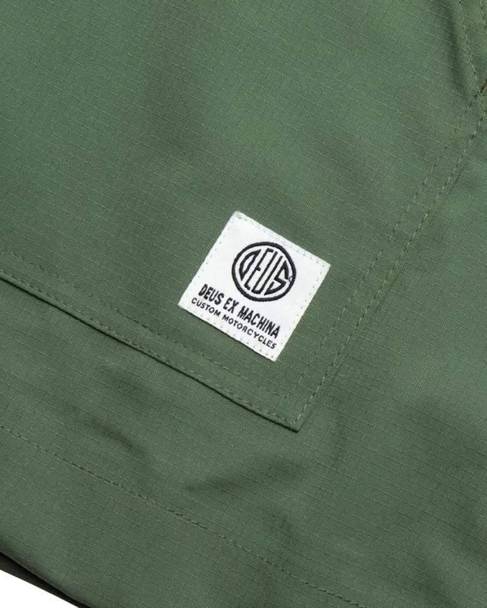Smock Jacket Relaxed Fit 8211 Clover Women Deus Ex Machina Outerwear Smock Jacket Relaxed Fit 8211 Clover Women Deus Ex Machina Outerwear