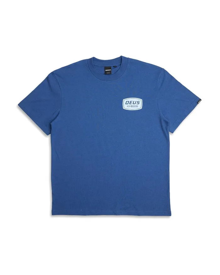 Splinter Tee 8211 Dusty Blue Men Deus Ex Machina Tees Splinter Tee 8211 Dusty Blue Men Deus Ex Machina Tees