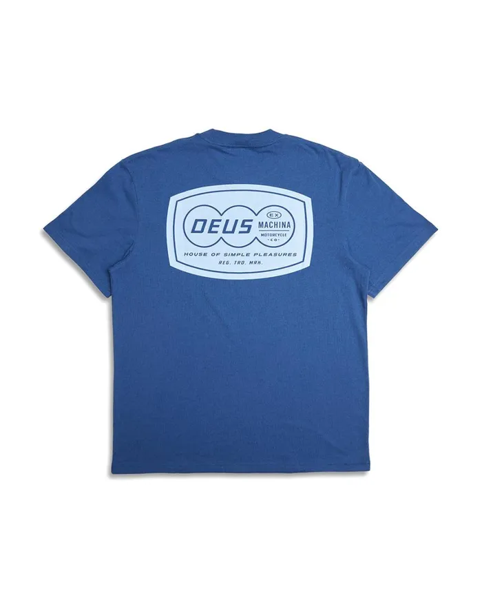 Splinter Tee 8211 Dusty Blue Men Deus Ex Machina Tees Splinter Tee 8211 Dusty Blue Men Deus Ex Machina Tees