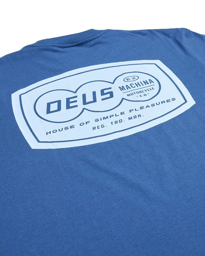Splinter Tee 8211 Dusty Blue Men Deus Ex Machina Tees Splinter Tee 8211 Dusty Blue Men Deus Ex Machina Tees