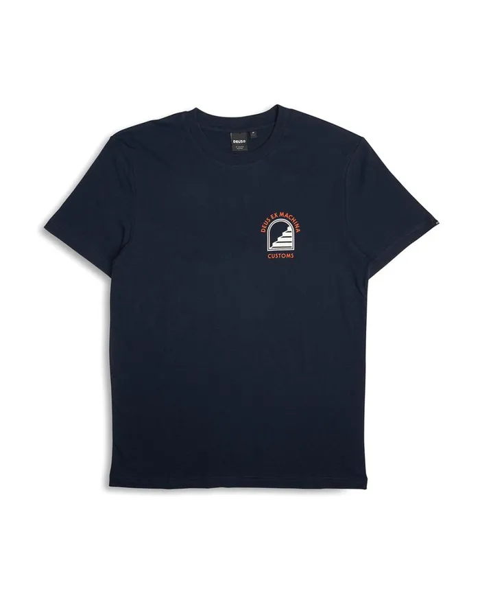 Stairway Tee 8211 Navy Men Deus Ex Machina Tees Stairway Tee 8211 Navy Men Deus Ex Machina Tees
