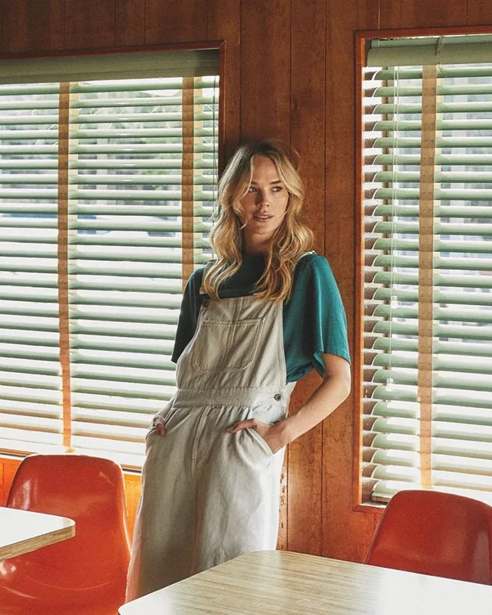 Stanley Overall Dress 8211 Bleached White Women Deus Ex Machina Dresses Stanley Overall Dress 8211 Bleached White Women Deus Ex Machina Dresses