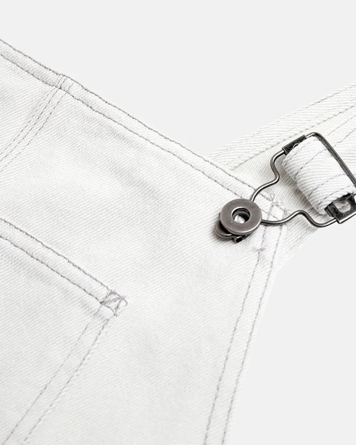 Stanley Overall Dress 8211 Bleached White Women Deus Ex Machina Dresses Stanley Overall Dress 8211 Bleached White Women Deus Ex Machina Dresses