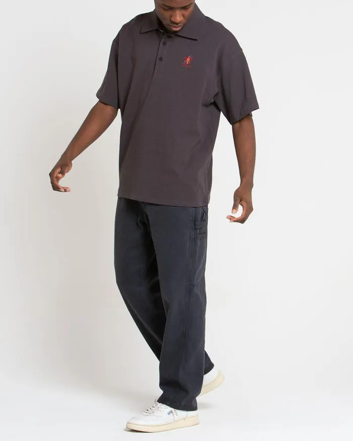 Stokes Records Polo 8211 Anthracite Men Deus Ex Machina Shirts Stokes Records Polo 8211 Anthracite Men Deus Ex Machina Shirts