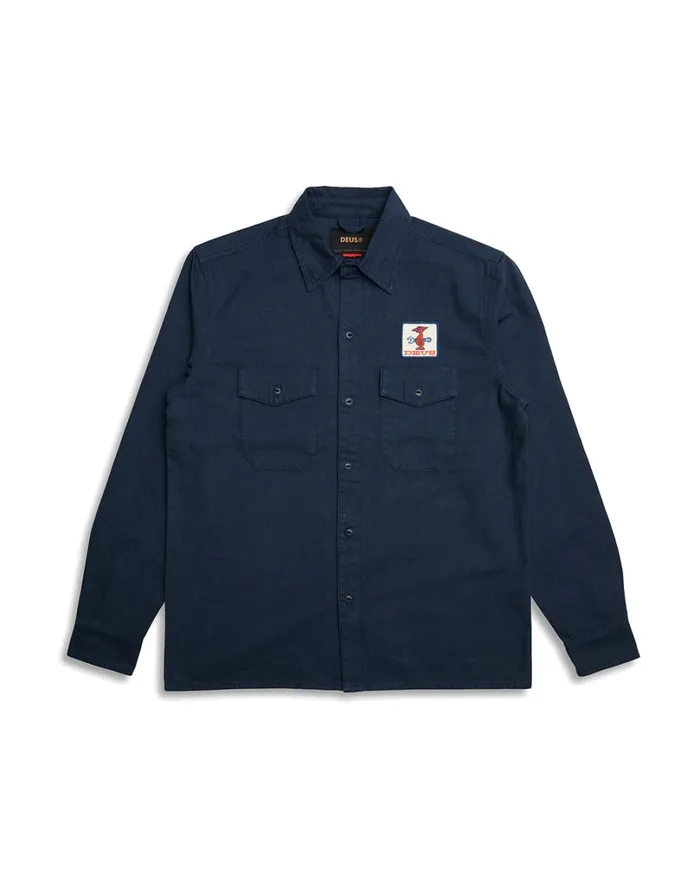 Stripes Shirt 8211 Mood Indigo MenWomen Deus Ex Machina Shirts