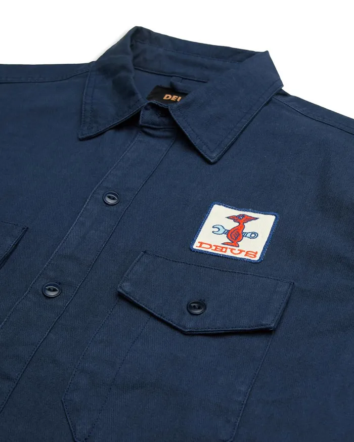 Stripes Shirt 8211 Mood Indigo MenWomen Deus Ex Machina Shirts
