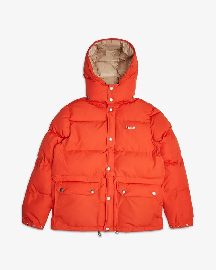 Summit Puffer Jacket 8211 Red Clay Men Deus Ex Machina Jackets Summit Puffer Jacket 8211 Red Clay Men Deus Ex Machina Jackets