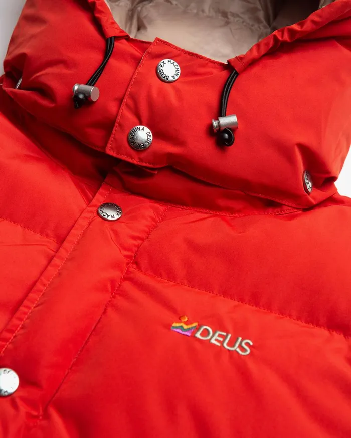 Summit Puffer Jacket 8211 Red Clay Men Deus Ex Machina Jackets Summit Puffer Jacket 8211 Red Clay Men Deus Ex Machina Jackets