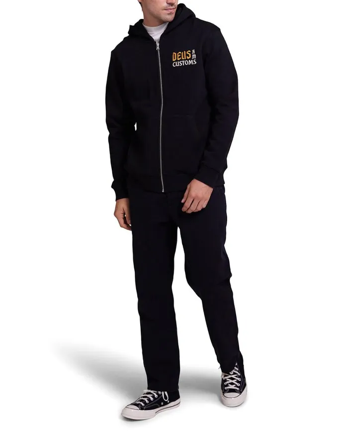 Supporter Zip Hoodie 8211 Black Men Deus Ex Machina Hoodies and Sweaters Supporter Zip Hoodie 8211 Black Men Deus Ex Machina Hoodies and Sweaters
