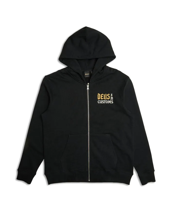 Supporter Zip Hoodie 8211 Black Men Deus Ex Machina Hoodies and Sweaters Supporter Zip Hoodie 8211 Black Men Deus Ex Machina Hoodies and Sweaters