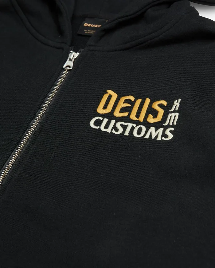 Supporter Zip Hoodie 8211 Black Men Deus Ex Machina Hoodies and Sweaters Supporter Zip Hoodie 8211 Black Men Deus Ex Machina Hoodies and Sweaters