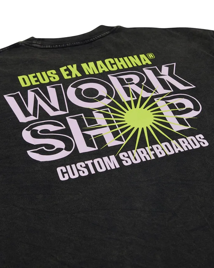 Surf Shop Tee 8211 Anthracite Men Deus Ex Machina Tees Surf Shop Tee 8211 Anthracite Men Deus Ex Machina Tees