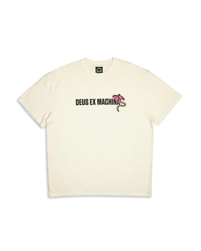 Surf Shop Tee 8211 Dirty White Men Deus Ex Machina Tees Surf Shop Tee 8211 Dirty White Men Deus Ex Machina Tees