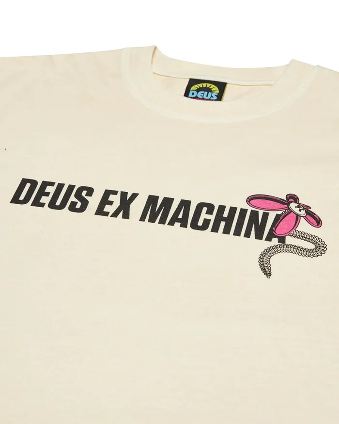 Surf Shop Tee 8211 Dirty White Men Deus Ex Machina Tees Surf Shop Tee 8211 Dirty White Men Deus Ex Machina Tees