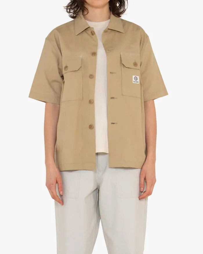 Suzy Shirt Relaxed Fit 8211 Safari Women Deus Ex Machina Shirts