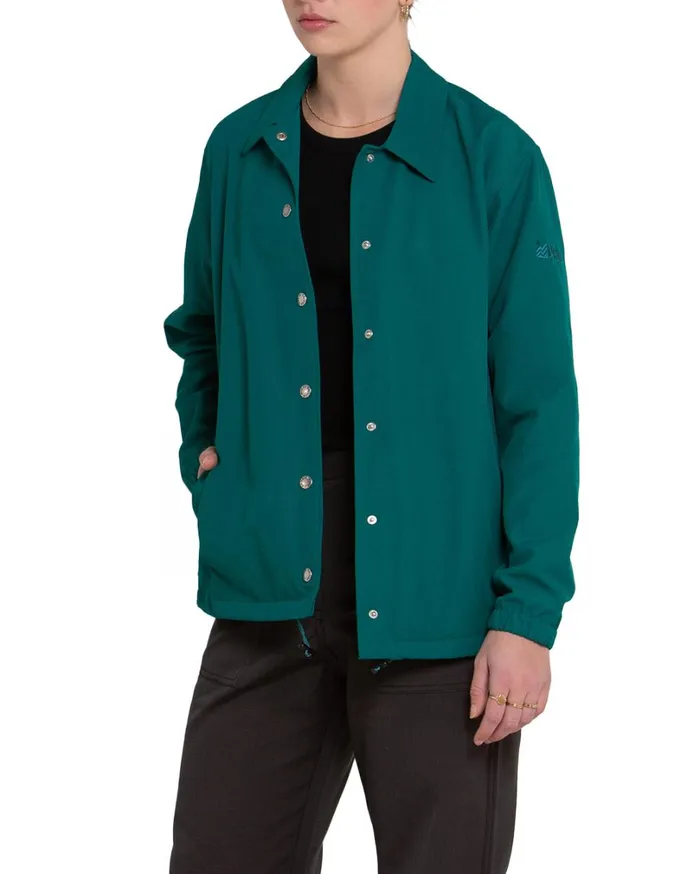 Tango Coach Jacket 8211 Alpine Green Women Deus Ex Machina Outerwear