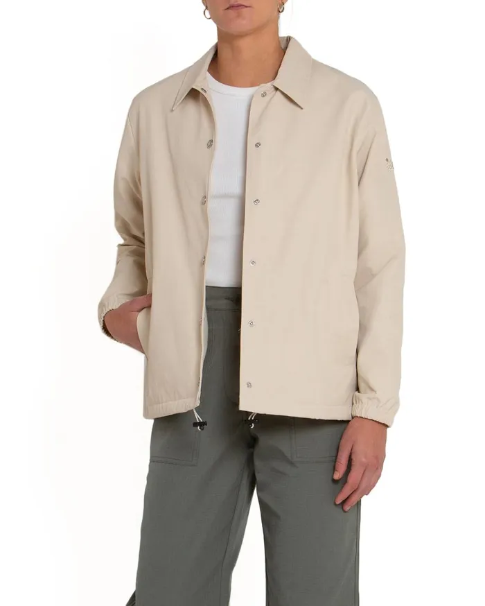 Tango Coach Jacket 8211 Bone White Women Deus Ex Machina Outerwear