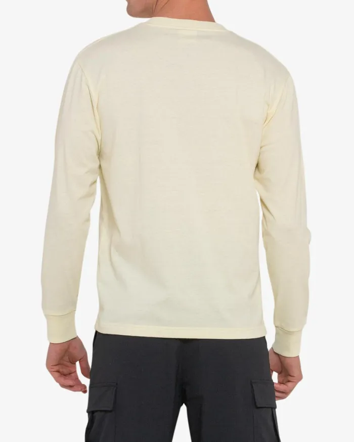 Tango Pocket Long Sleeve Tee 8211 Bone White Men Deus Ex Machina Tees Tango Pocket Long Sleeve Tee 8211 Bone White Men Deus Ex Machina Tees
