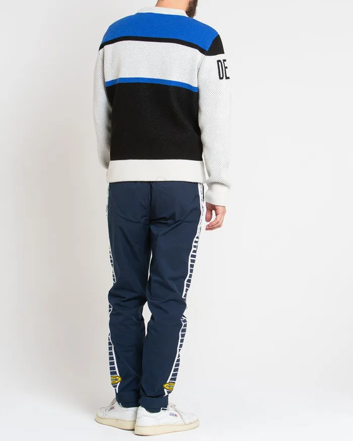 Team Knit 8211 Classic Blue Men Deus Ex Machina Knitwear Team Knit 8211 Classic Blue Men Deus Ex Machina Knitwear