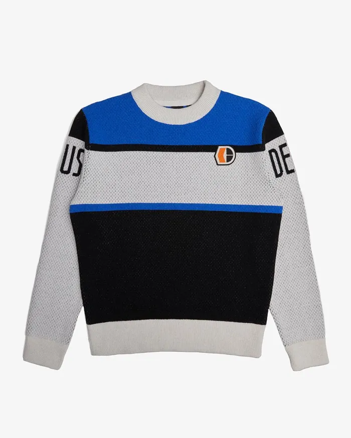 Team Knit 8211 Classic Blue Men Deus Ex Machina Knitwear Team Knit 8211 Classic Blue Men Deus Ex Machina Knitwear