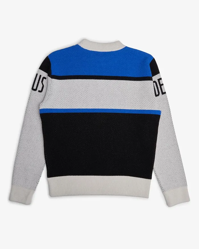 Team Knit 8211 Classic Blue Men Deus Ex Machina Knitwear Team Knit 8211 Classic Blue Men Deus Ex Machina Knitwear